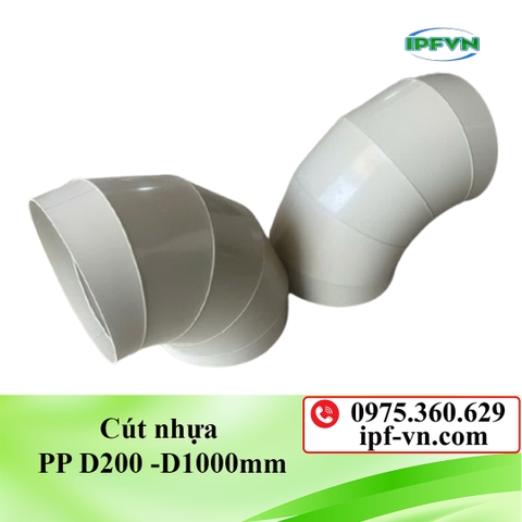 Cút nhựa PP D200 -D1000mm