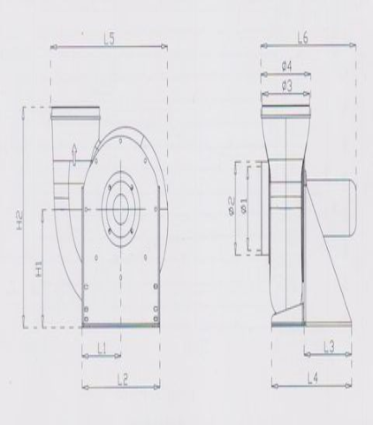 Quạt hút khí độc WT4-72