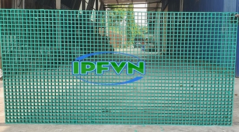 Tấm sàn grating FRP 1220 x 2440 x 38 mm