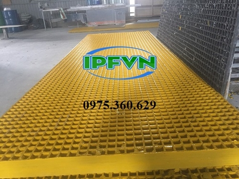 Tấm sàn grating FRP 1220 x 2440 x 30 mm