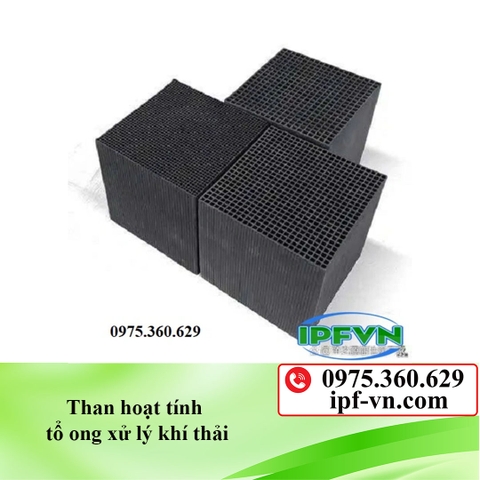 Than hoạt tính tổ ong xử lý khí thải