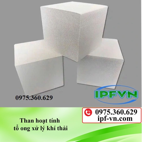 Than hoạt tính tổ ong xử lý khí thải