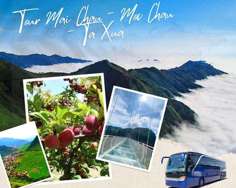 Chùm tour du lịch Mai Châu - Mộc Châu