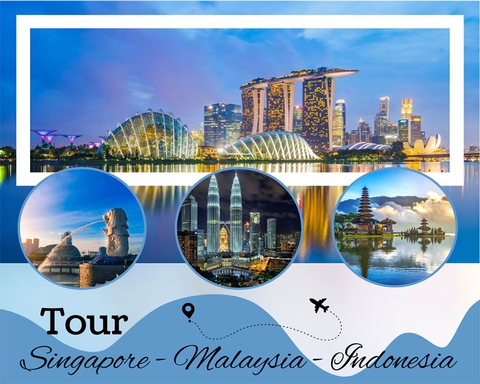 Chùm tour Singapore - Malaysia - Bali