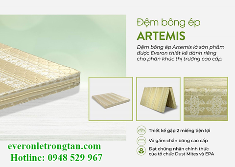 Đệm bông ép Artemis