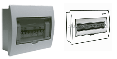 Vỏ tủ điện Sino âm tường  chứa 4-8 module