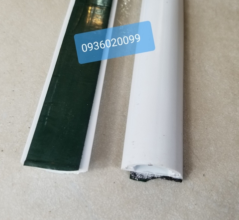 Nẹp nhựa bán nguyệt 30 x12mm đại lý cấp 1