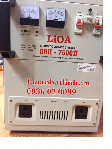 Ổn áp Lioa DRII-7500II