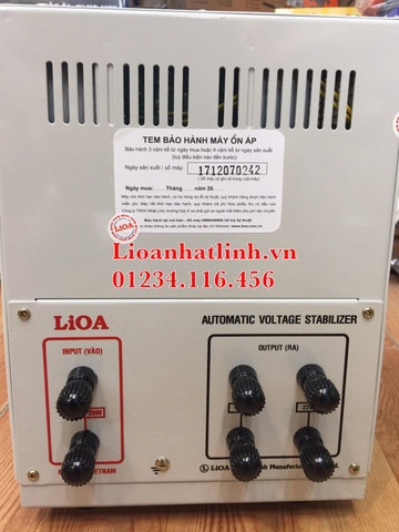 Lioa 3 kva DRII (50V~250V)