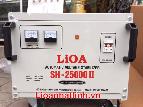 LIOA 25KVA SH DẢI 150V~250V