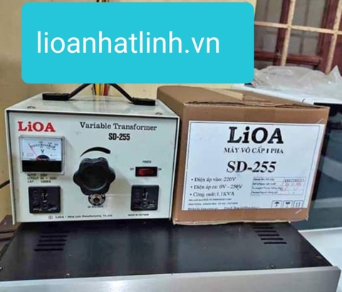 Biến áp vô cấp 1 pha lioa