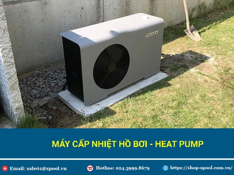 Máy cấp nhiệt hồ bơi Heat Pump - Những lợi ích hàng đầu bạn chưa biết