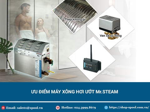 Review #4 ưu điểm của máy xông hơi ướt Mr.Steam