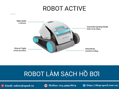 Robot làm sạch hồ bơi - Hãng J.D.Pools