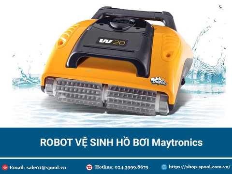 Top #3 Robot vệ sinh hồ bơi thương hiệu Maytronics hiện đại nhất năm 2021