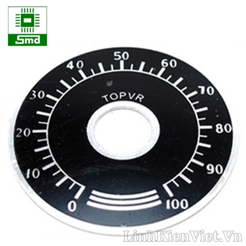 Đĩa chia vạch biến trở 40mm (0-100)