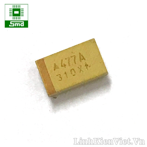 Tụ tantalum 10V 470uF 477A (7343)