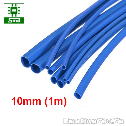 Dây co nhiệt xanh dương 10mm (1m)