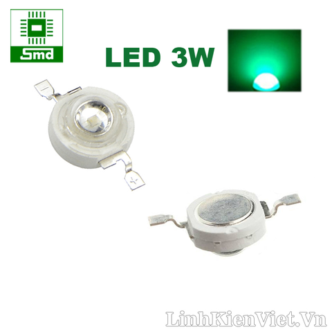 Led 3W Xanh lá