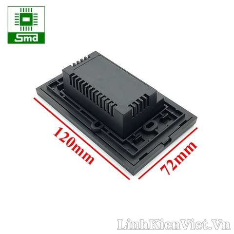 Vỏ nhựa công tắc cảm ứng loại 120 V2 (màu đen)