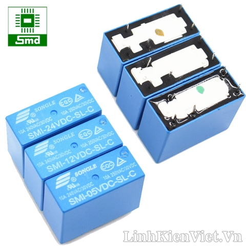 Relay SONGLE SMI-05VDC-SL-C (10A - 5 chân)