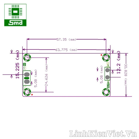 Module nguồn xung 10W AC- DC (12V, 1A)