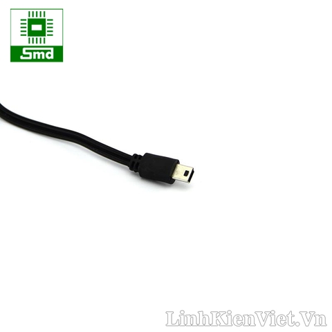 Cable usb hai đầu ra mini và audio 3.5mm