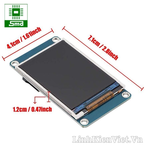 Màn hình LCD 2.2 240 x 320 UART HMI