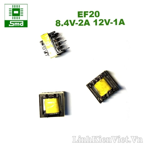 Biến áp xung EF20 8.4V-2A 12V-1A