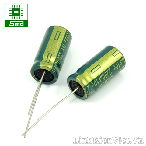 Tụ phân cực 2200uF 10V (10x20mm)