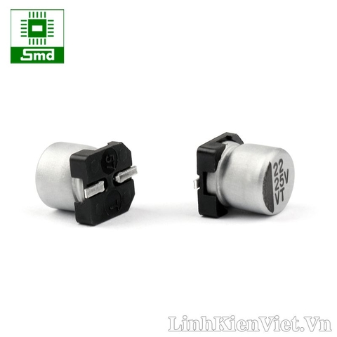 Tụ nhôm 22uF 25V 5x5.4mm