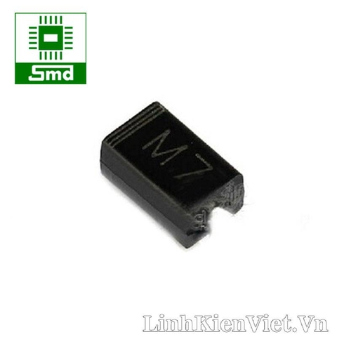 1N4007 1A1000V DO-214AC(SMD4*2.6) M7