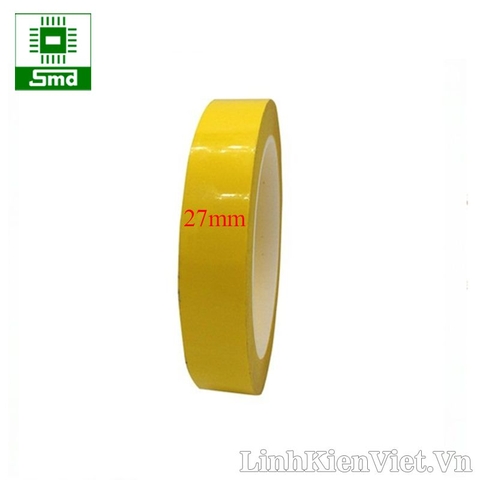 Băng dính quấn biến áp xung 27mm (cuộn dài 66m)