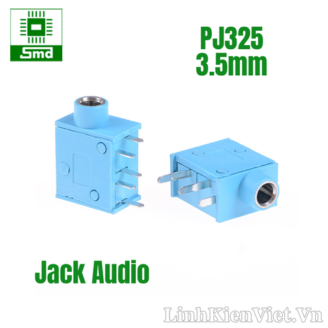 Jack Audio 3.5MM PJ-215 5P (Xanh Dương)(PJ325)