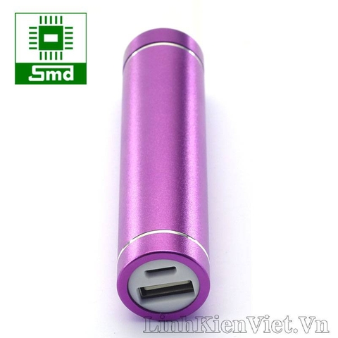 Box sạc dự phòng 1 cell vỏ nhôm + Kèm pin 1200mah