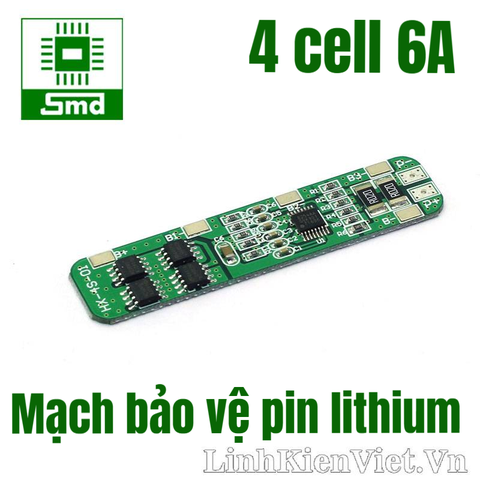 Mạch bảo Vệ 4 cell 6A