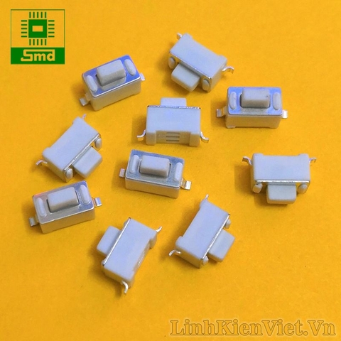 Nút nhấn trắng 2 chân 3x6x4.3mm SMD