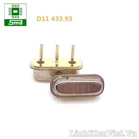 Thạch anh RF433 D11 3 chân 433Mhz crystall