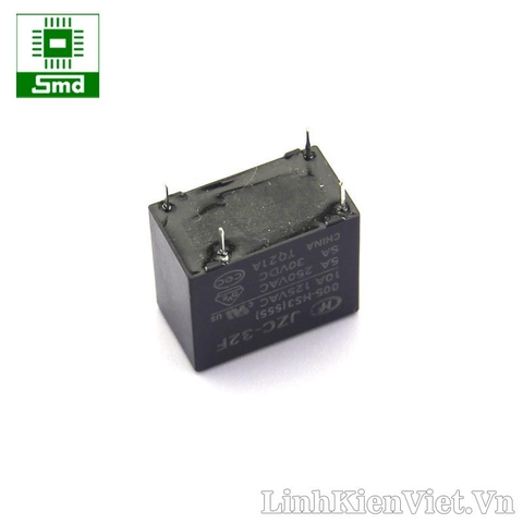 Rơ le 4 chân 5V 12V JZC-32F-HS3 - 5A loại 1 cặp tiếp điểm thường mở relay