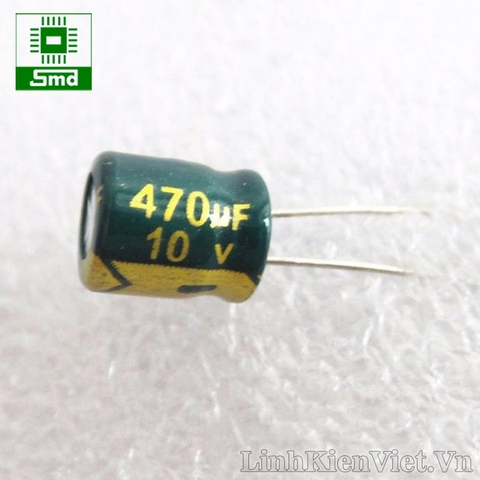 Tụ phân cực 470uF 10V (6x7mm)