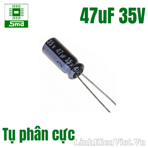 Tụ phân cực 47uF 35V