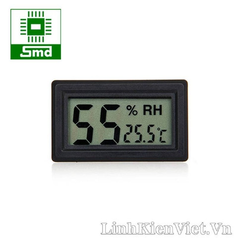 Đồng hồ đo nhiệt độ - độ ẩm mini (đầu đo gắn trong)