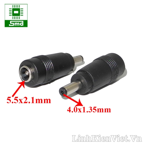 Đầu chuyển đổi DC 5.5x2.1 sang DC 4.0x1.35mm