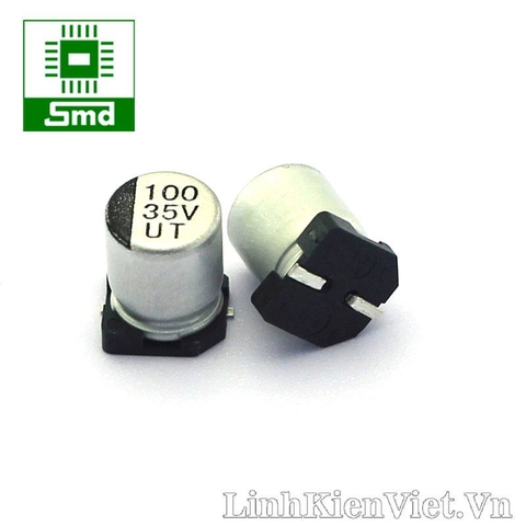 Tụ nhôm 100uF 35V 6.3x7.7mm