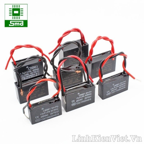 Tụ quạt 1uF 450V (35x11x20)