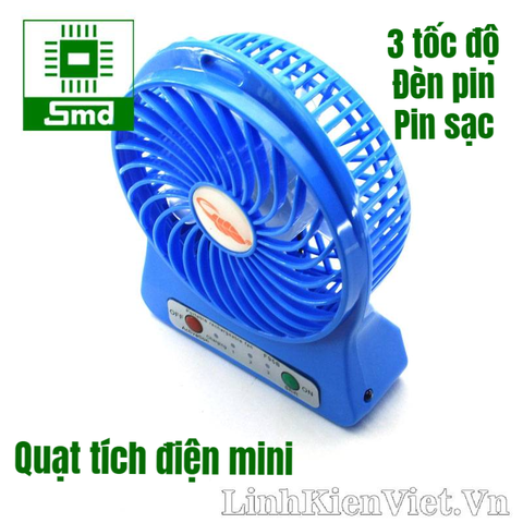 Quạt tích điện mini