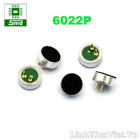 Microphone 6x2.2mm (6022P) - Loại chân hàn