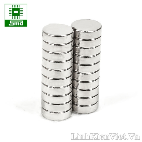 Bộ 10 viên nam châm đất hiếm 6x2mm