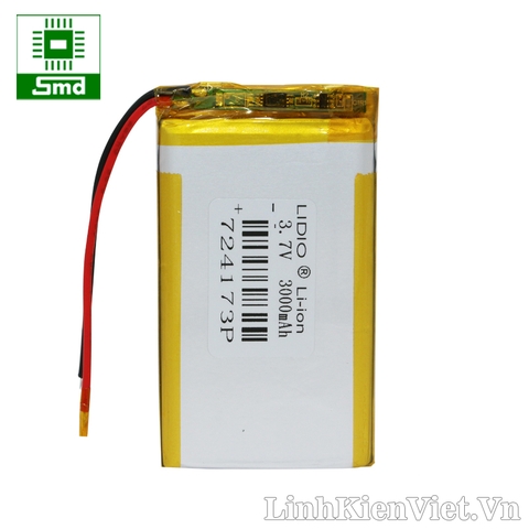 Pin lithium 724173 3000mAh 3.7V