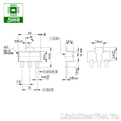 78L05 5V 0.1A SOT89